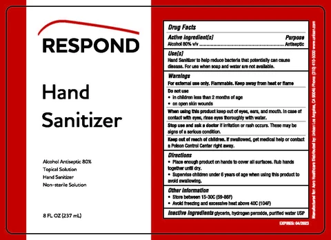 Respond Hand Sanitizer 포장
