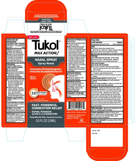 Tukol Max Action 포장