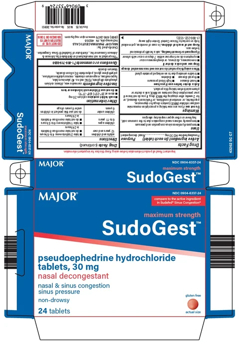 SudoGest Nasal Decongestant 포장