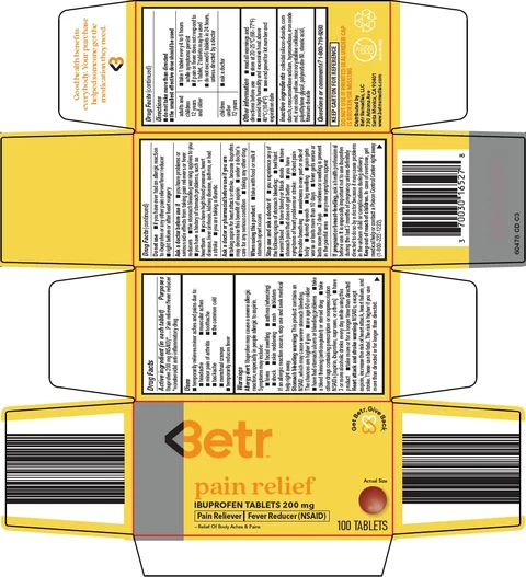 betr pain relief 포장