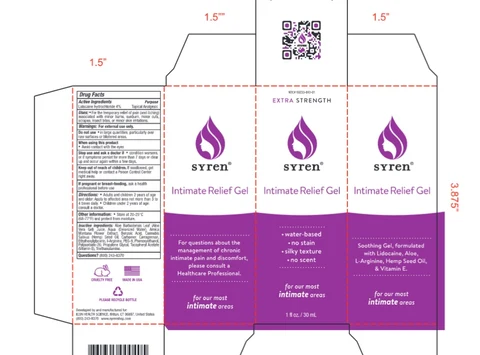 SYREN Intimate Relief 포장