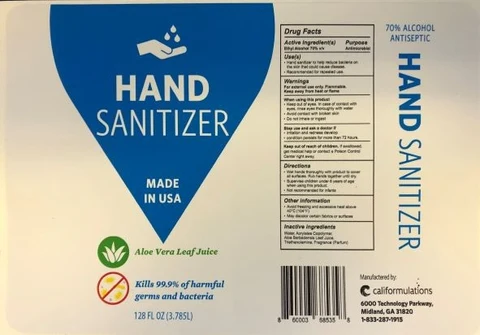 Hand Sanitizer Gel packaging