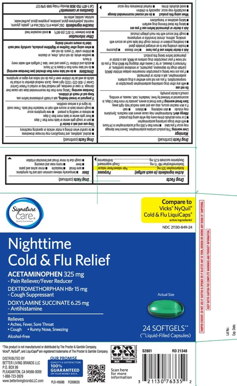 Cold and Flu ReliefNighttime 포장