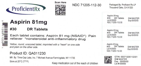 LOW DOSE ASPIRIN packaging