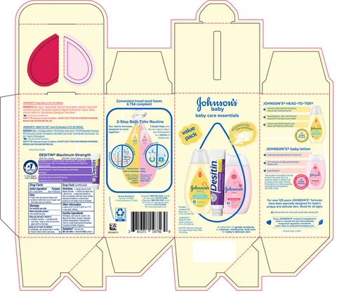 Johnsons Baby Care Essentials Gift Set 포장