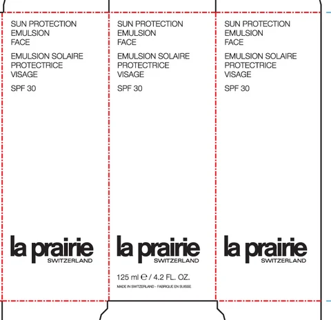 Sun Protection Emulsion Face la prairie 포장