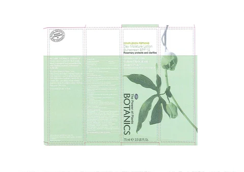 Botanics Complexion Refining Day Moisture Lotion Sunscreen SPF 12 포장