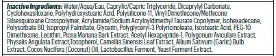 Inactive ingredients: