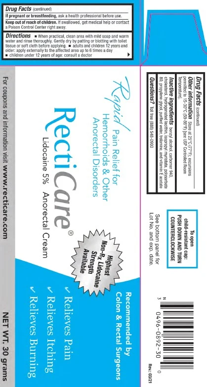 RECTICARE 포장