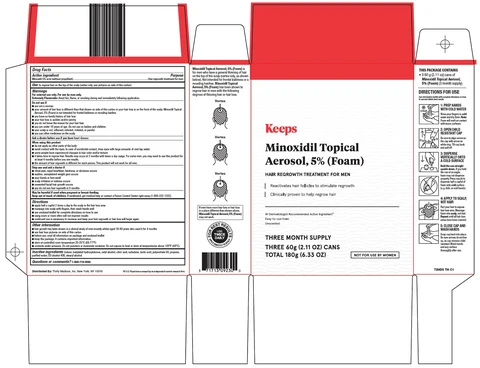 KEEPS MINOXIDIL TOPICAL 포장