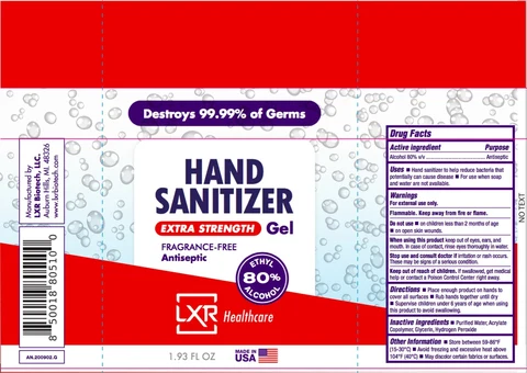 LXR Healthcare packaging