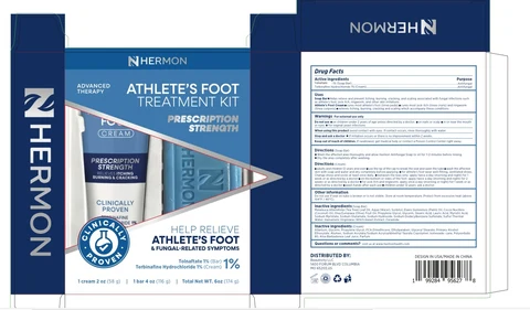 Athlete Foot Treatment Kit 포장