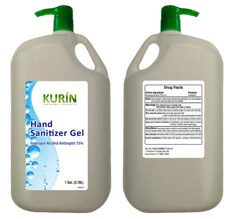 Hand Sanitizer Gel packaging