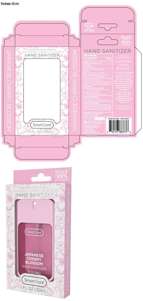 Smart Care JAPANESE CHERRY BLOSSOM HAND SANITIZER 포장