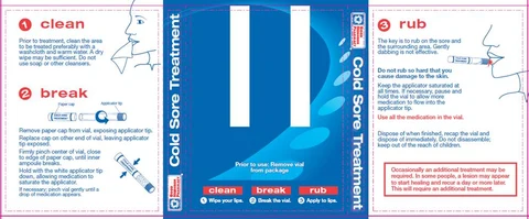 Cold Sore Treatment 포장