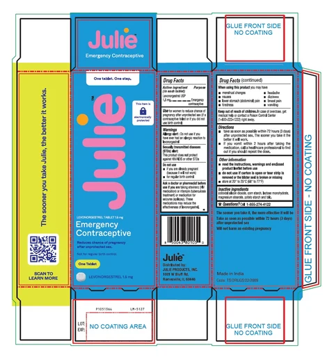 Julie packaging