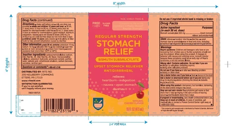 Rite Aid Regular StrngthPink Bismuth packaging