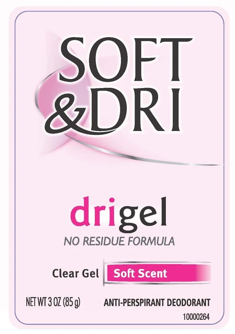 Soft and Dri Dri GelSoft Scent 포장