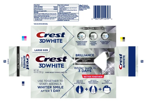 Crest 3D WhiteBrilliance Charcoal 포장