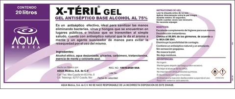 X-TERIL packaging