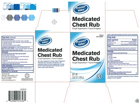 Chest Rub packaging