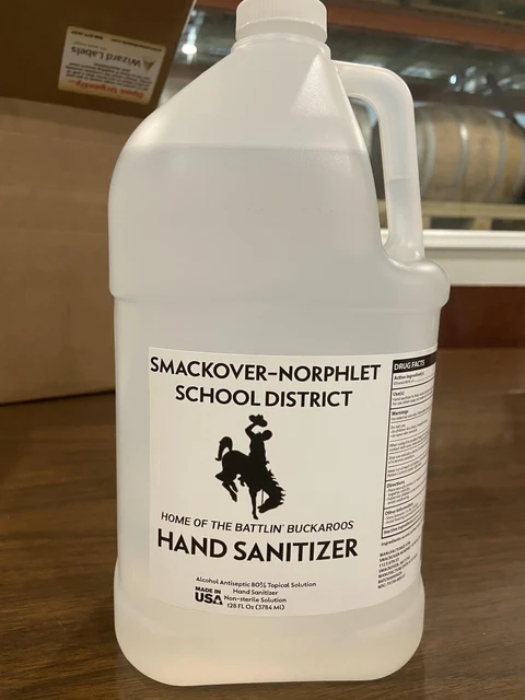 Smackover-Norphlet Hand Sanitizer 포장