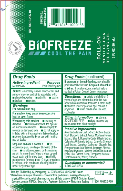 Biofreeze Roll-On 포장