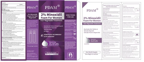 5% Minoxidil Foam 포장