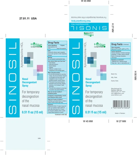 SinosilNasal Decongestant 포장