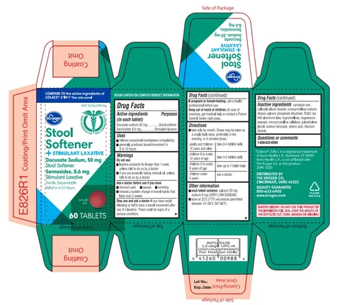 STOOL SOFTENER-STIMULANT LAXATIVE 포장