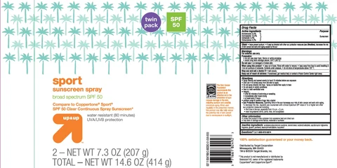 Target Up and Up Sport SPF 50 packaging