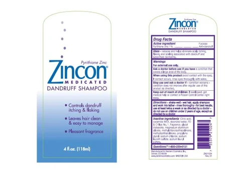 Zincon Medicated Dandruff 포장