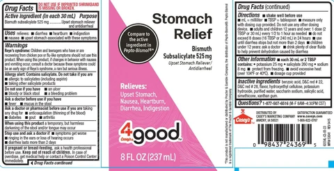 Stomach Relief, 24-7 Life / Stomach Relief, Caseys 4good packaging
