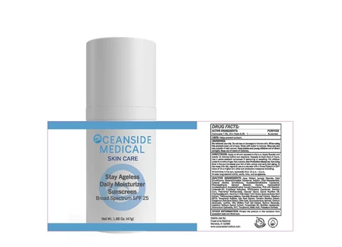 Stay Ageless Daily Moisturizing Sunscreen Broad Spectrum SPF 25 packaging