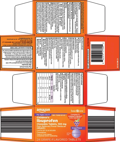 basic care childrens ibuprofen 포장