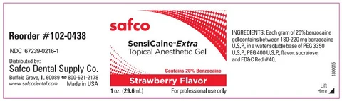 Sensicaine TM ExtraTopical Anesthetic 포장
