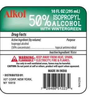 RUBBING ALCOHOL 포장