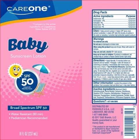 Baby Sunscreen SPF 50 포장