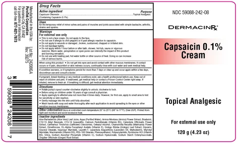 Capsaicin 0.1% Cream 포장