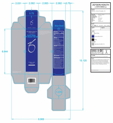 ZO Skin Health Retinol Plus Acne Complex 포장