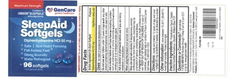 SleepAid Softgels 포장