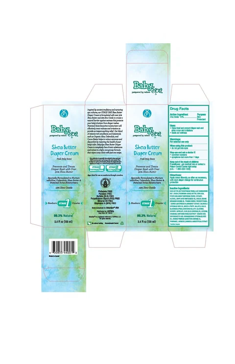 BabySpaShea Butter Diaper 포장