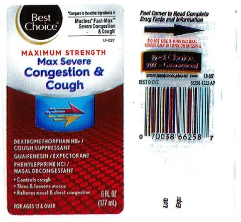 Severe Congestion and Cough Max 포장
