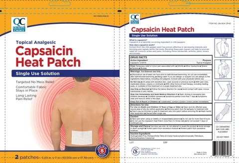 2-Count HEAT PATCHES 포장