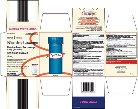 foster and thrive nicotine packaging