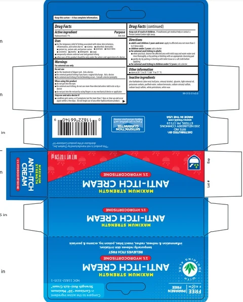Rite Aid Anti-itch packaging