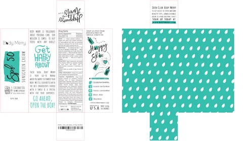 Body Merry SPF 15 Sunscreen Cream 포장