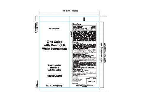 Zinc Oxide with Menthol and White Petrolatum 포장