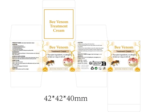 BEE VENOM TREATMENT Cream 포장