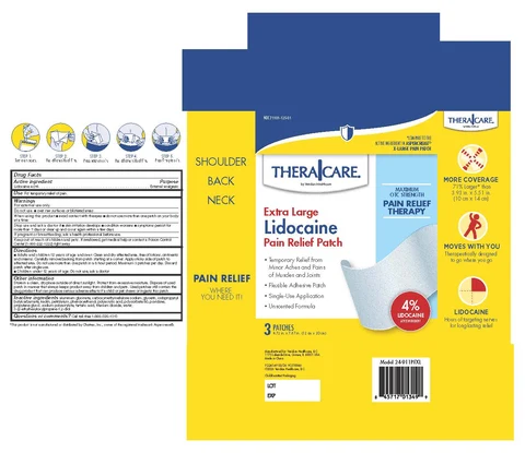 TheraCare Lidocaine Pain Relief packaging